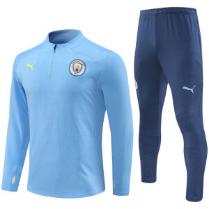 Mens Manchester City Training Suit Blue 2024/25