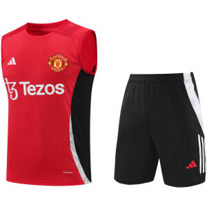 Mens Manchester United Singlet Suit Red 2024/25