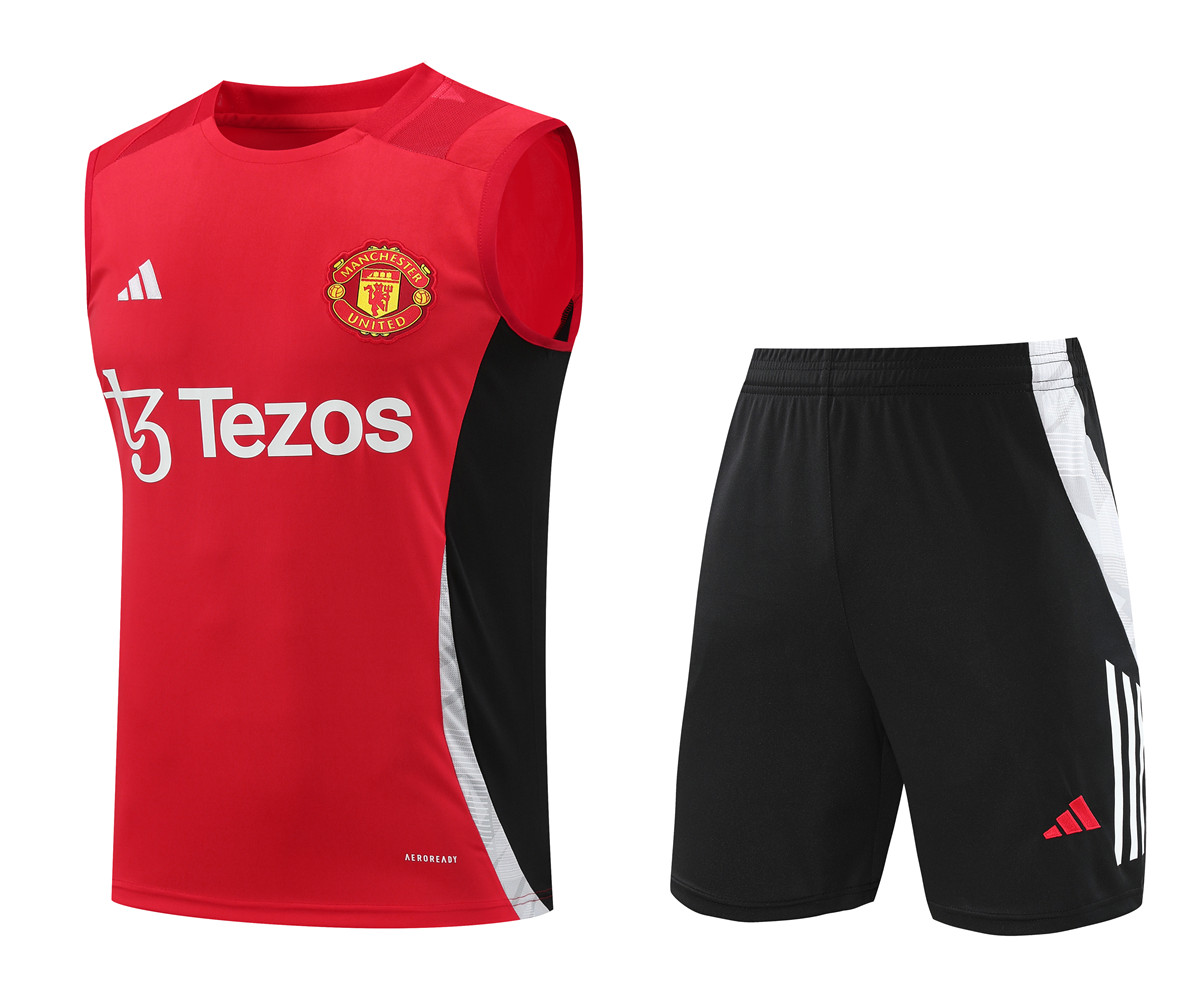 Mens Manchester United Singlet Suit Red 2024/25