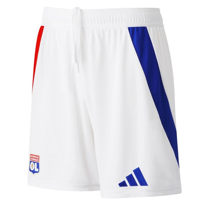 Mens Olympique Lyonnais Home Shorts 2024/25