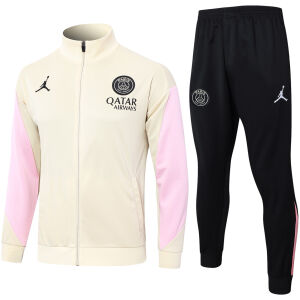 Mens PSG Jacket + Pants Training Suit Apricot 2024/25
