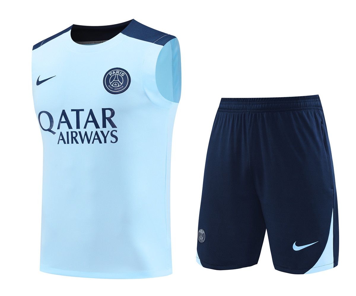Mens PSG Singlet Suit Light Blue 2024/25