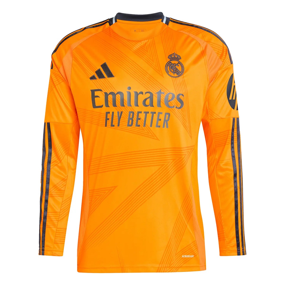 Mens Real Madrid Away Jersey Long Sleeve 2024/25