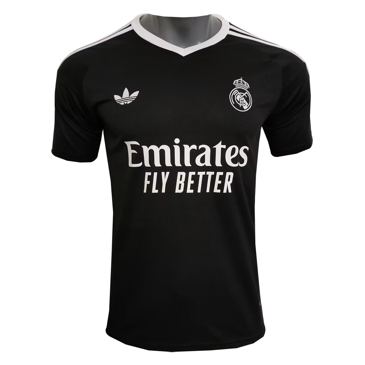 Mens Real Madrid Goalkeeper Black Jersey 2024/25
