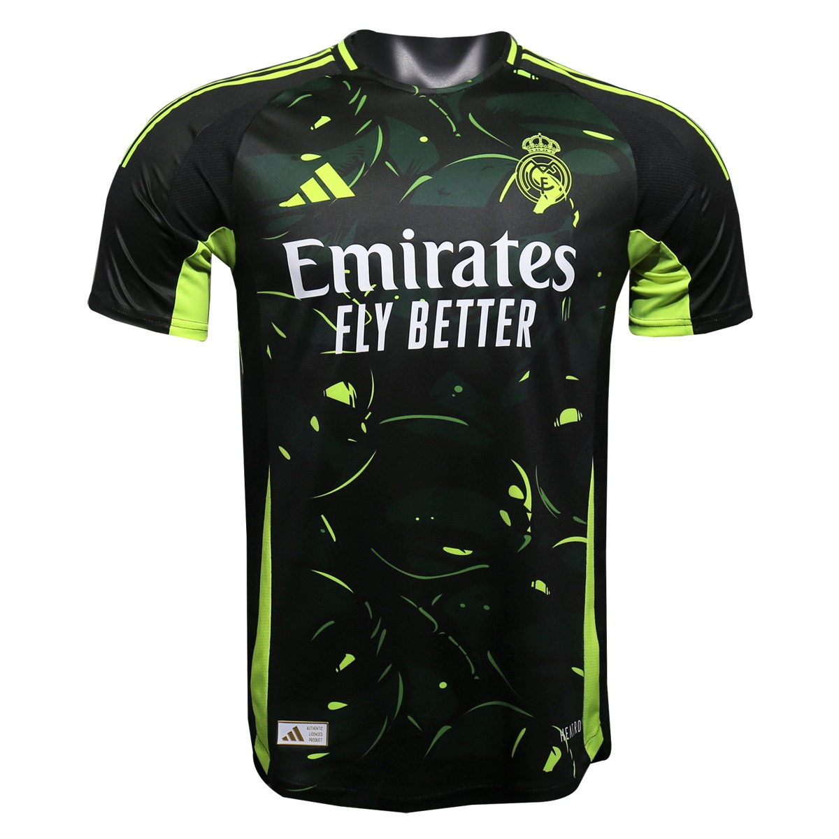 Mens Real Madrid Special Edition Black Authentic Jersey 2024/25 – Match