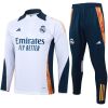Mens Real Madrid Training Suit White 2024/25