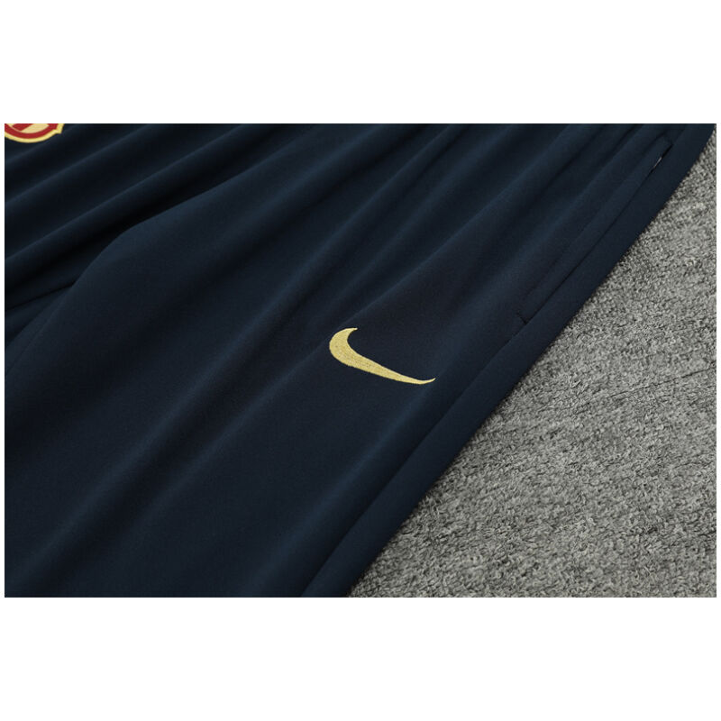 Mens Barcelona Training Suit Dark Blue 2024/25