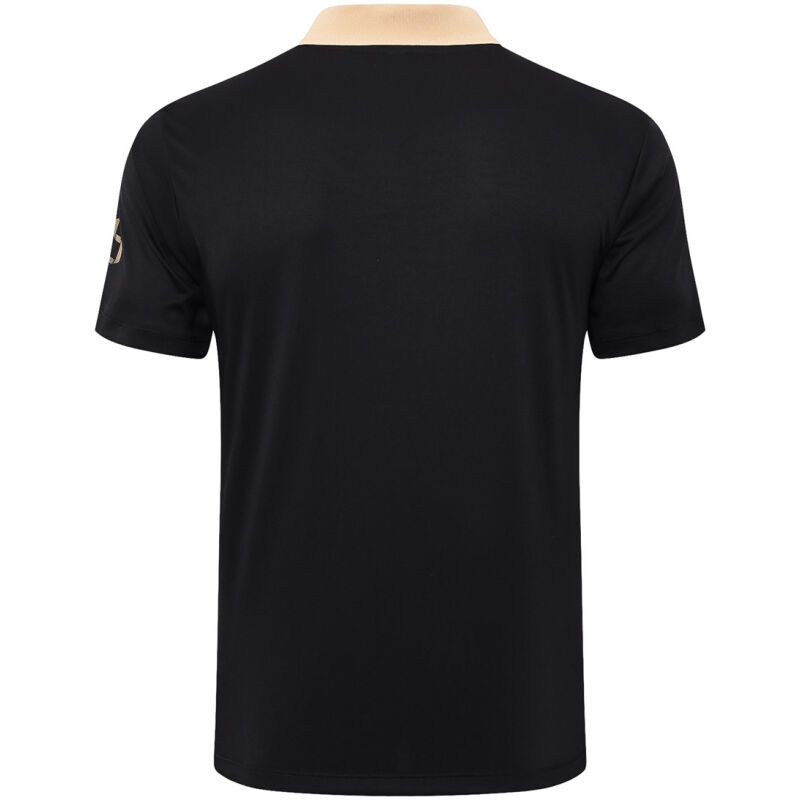 Mens Barcelona Polo Shirt Black 2024/25