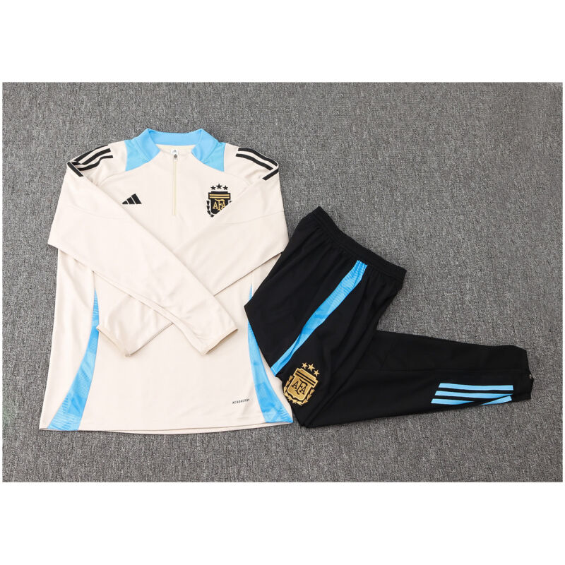 Kids Argentina Training Suit Cream 2024