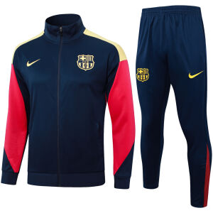 Mens Barcelona Jacket + Pants Training Suit Royal 2024/25