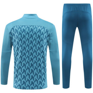 Mens Olympique Marseille Training Suit Aqua 2024/25