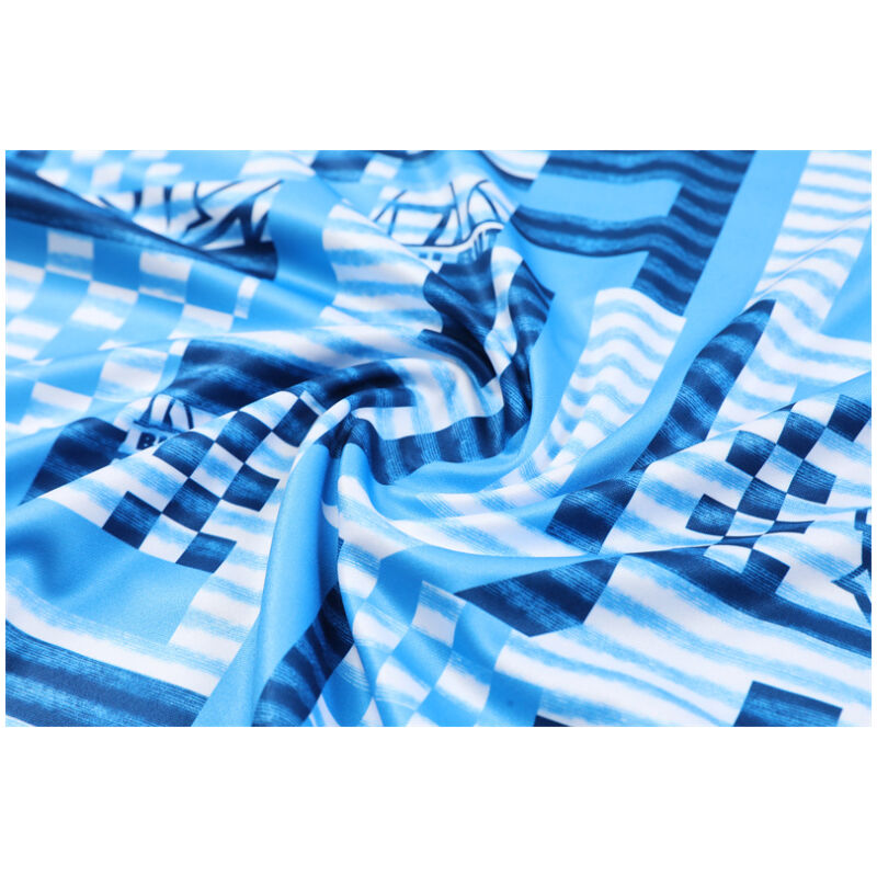 Mens Olympique Marseille Training Suit Blue Pattern 2024/25