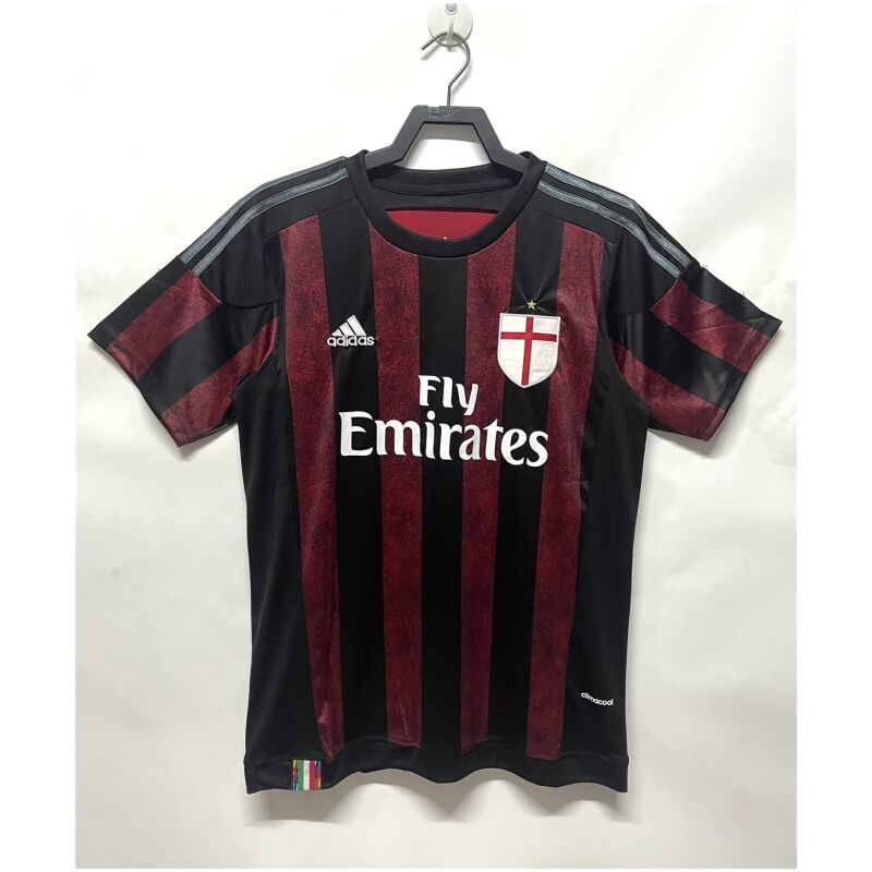 Mens AC Milan Retro Home Jersey 2015/16