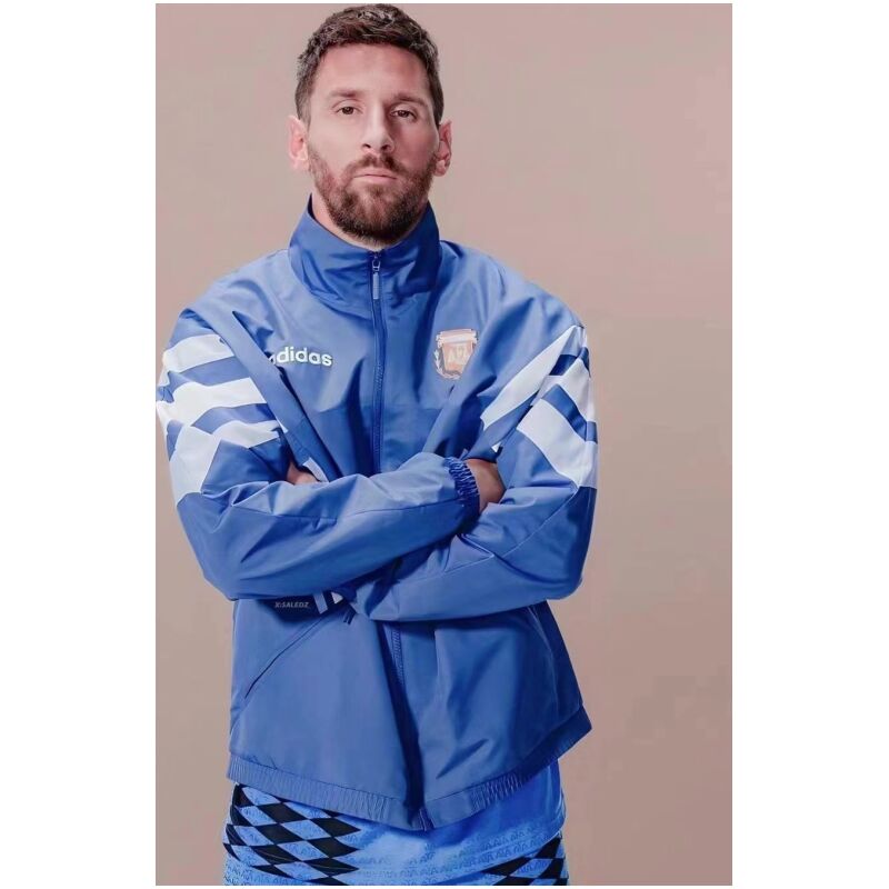 Mens Argentina adidas Originals LFSTLR Anthem Track Top Royal 2024