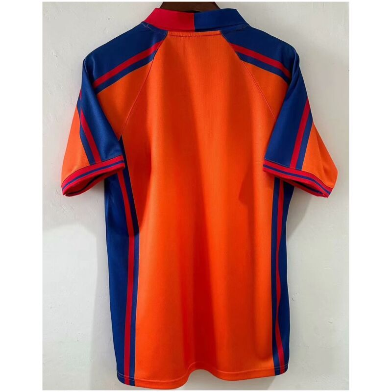 Mens Barcelona Retro Away Champions League Jersey 1997/98