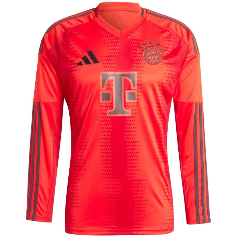 Mens Bayern Munich Home Jersey Long Sleeve 2024/25
