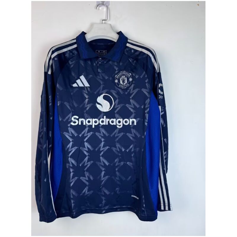 Mens Manchester United Away Jersey Long Sleeve 2024/25
