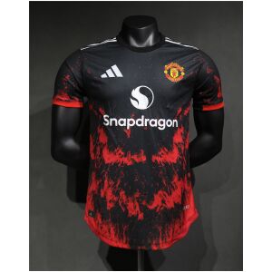 Mens Manchester United Special Black Authentic Jersey 2024/25 – Match