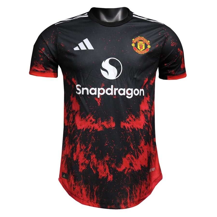 Mens Manchester United Special Black Authentic Jersey 2024/25 – Match