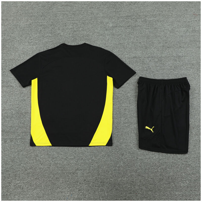 Kids Borussia Dortmund Short Training Suit Black 2024/25