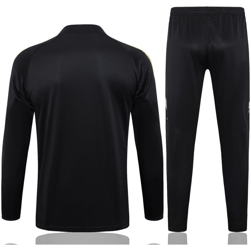 Mens Real Madrid Training Suit Black 2024/25