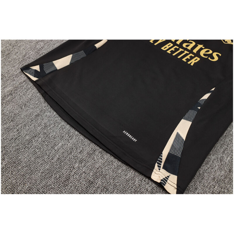 Mens Real Madrid Training Suit Black 2024/25