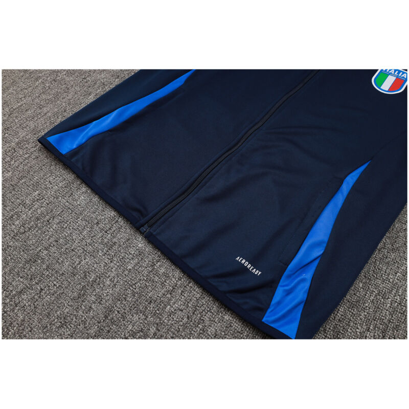 Mens Italy Jacket + Pants Training Suit Royal 2024