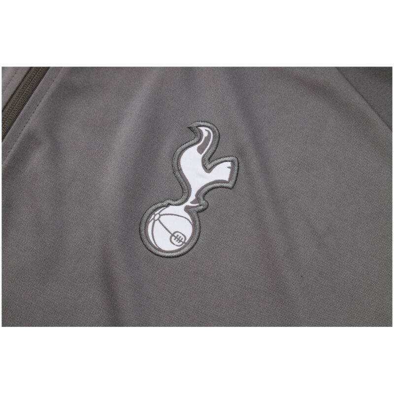 Mens Tottenham Hotspur Jacket + Pants Training Suit Grey 2024/25