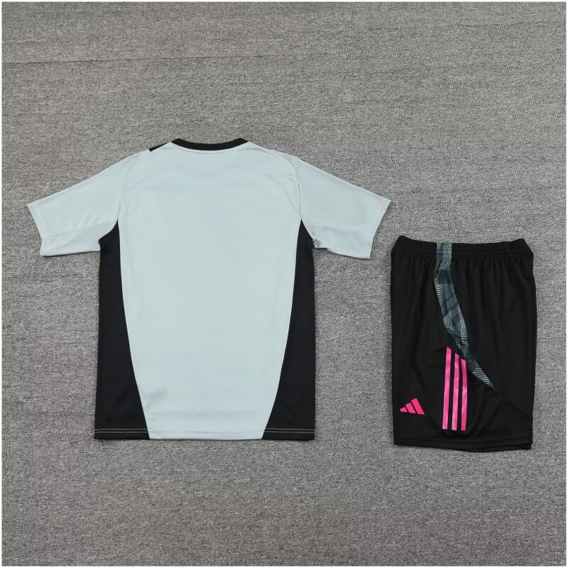 Mens Juventus Short Training Suit Grey 2024/25