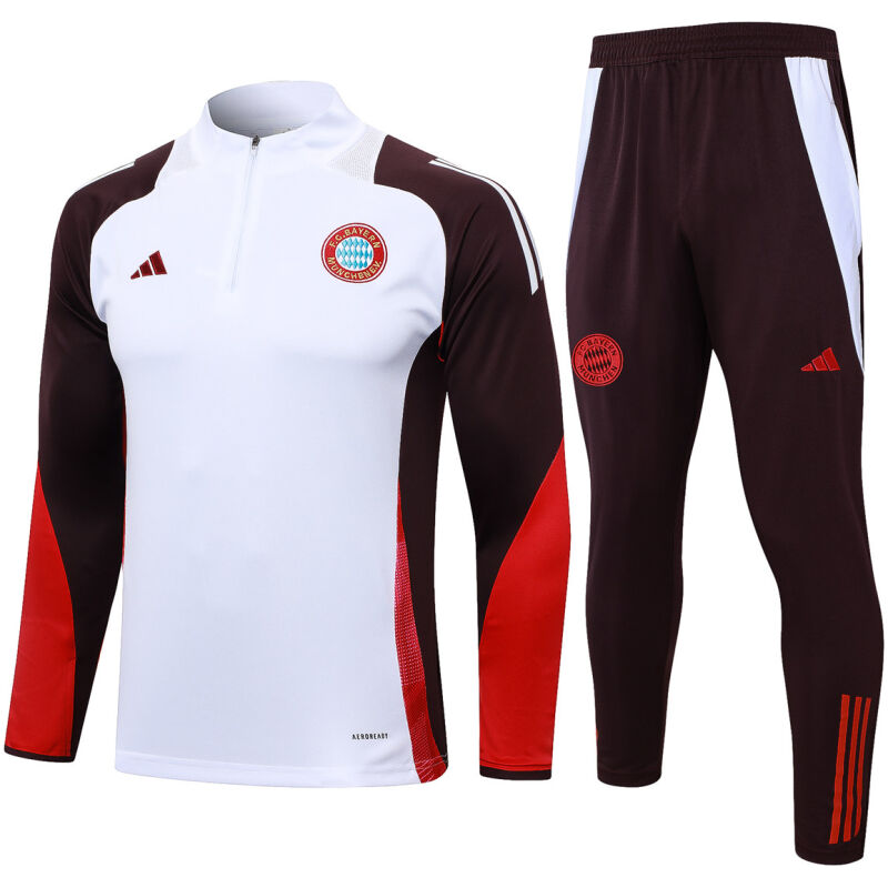 Mens Bayern Munich Training Suit White 2024/25