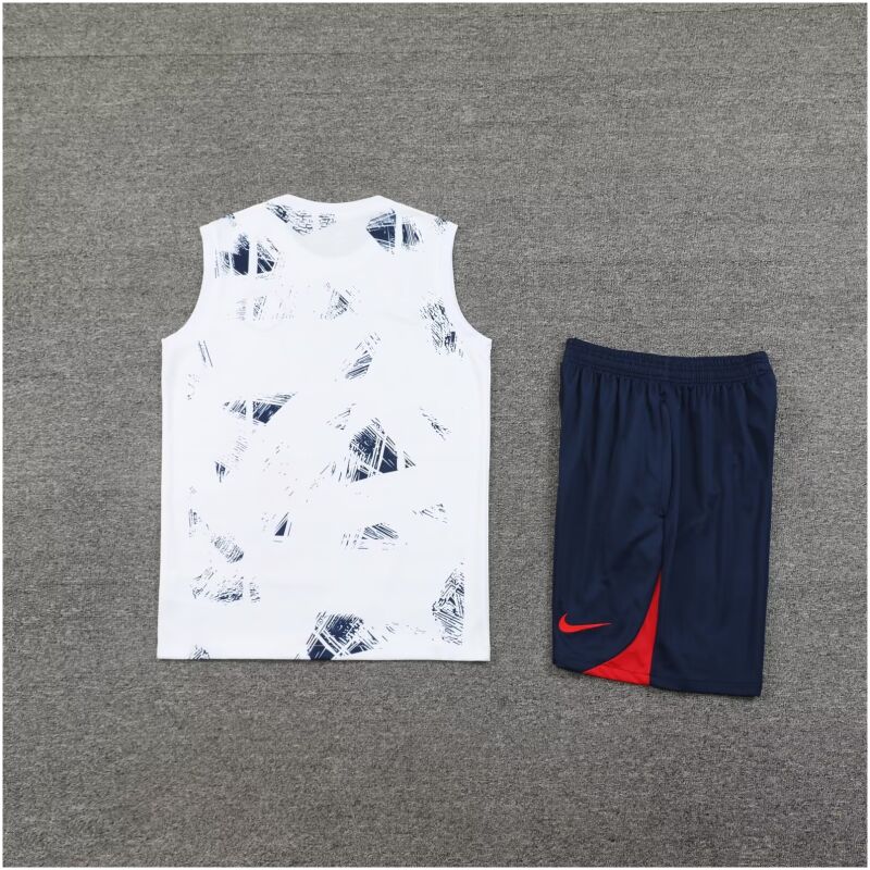 Mens PSG Singlet Suit White 2024/25