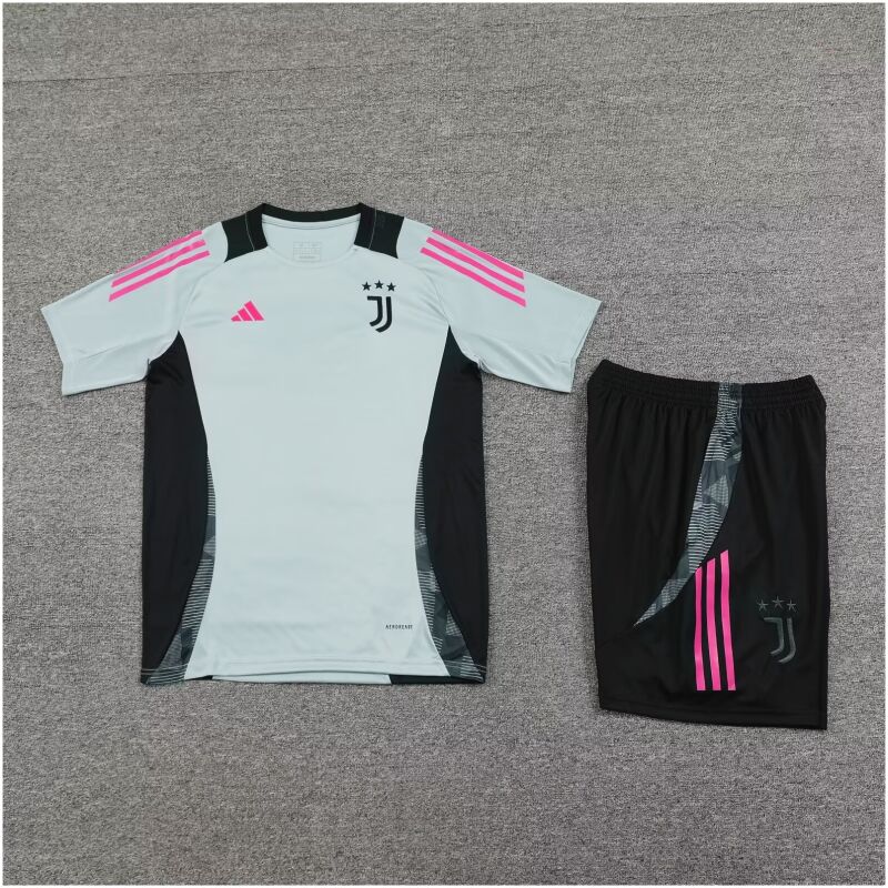 Mens Juventus Short Training Suit Grey 2024/25