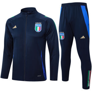 Mens Italy Jacket + Pants Training Suit Royal 2024