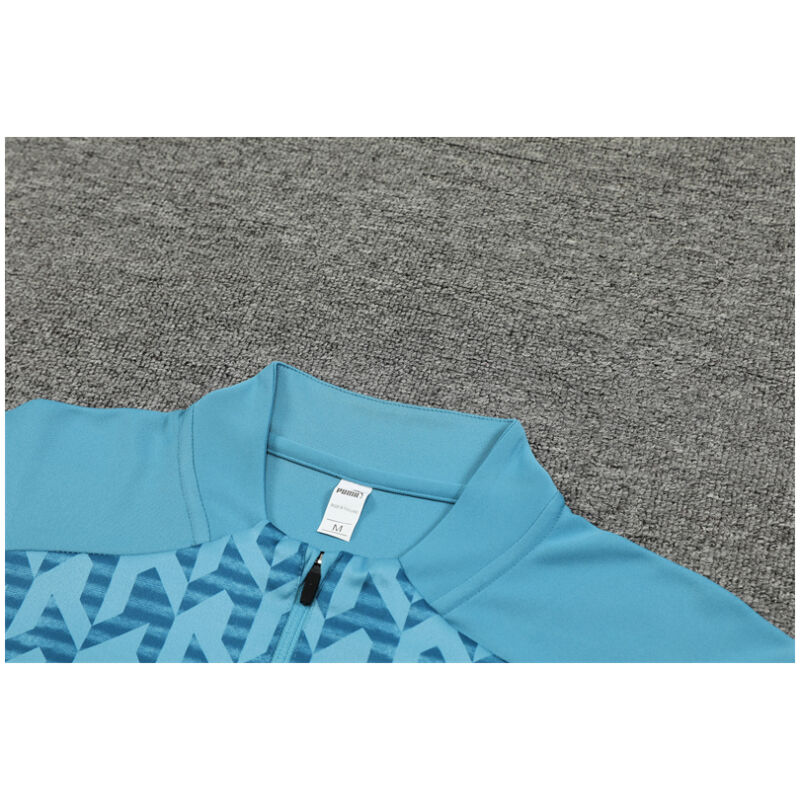 Mens Olympique Marseille Training Suit Aqua 2024/25