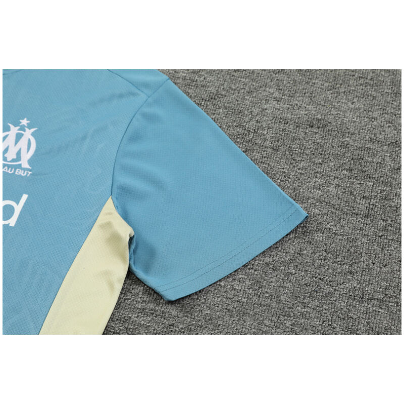 Mens Olympique Marseille Short Training Suit Ash Blue 2024/25