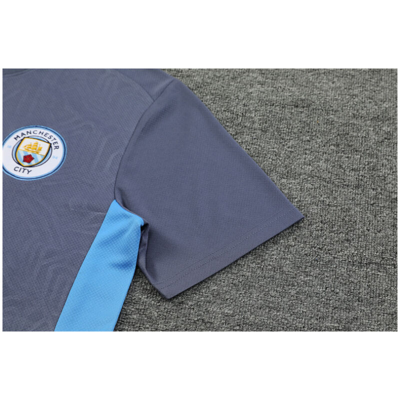 Mens Manchester City Short Training Suit Grey 2024/25