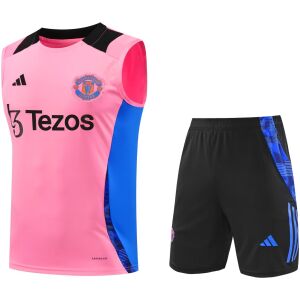 Mens Manchester United Singlet Suit Pink 2024/25