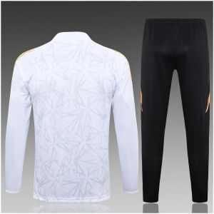 Kids Real Madrid Training Suit White 2024/25