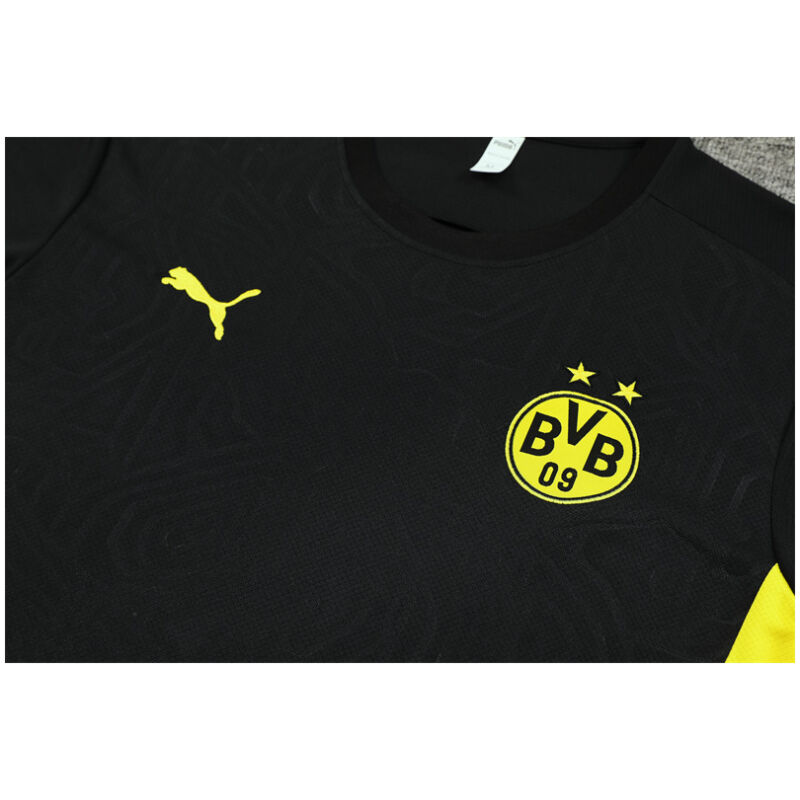 Mens Borussia Dortmund Short Training Suit Black 2024/25