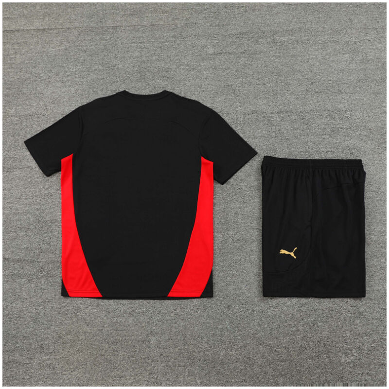 Kids AC Milan Short Training Suit Black 2024/25