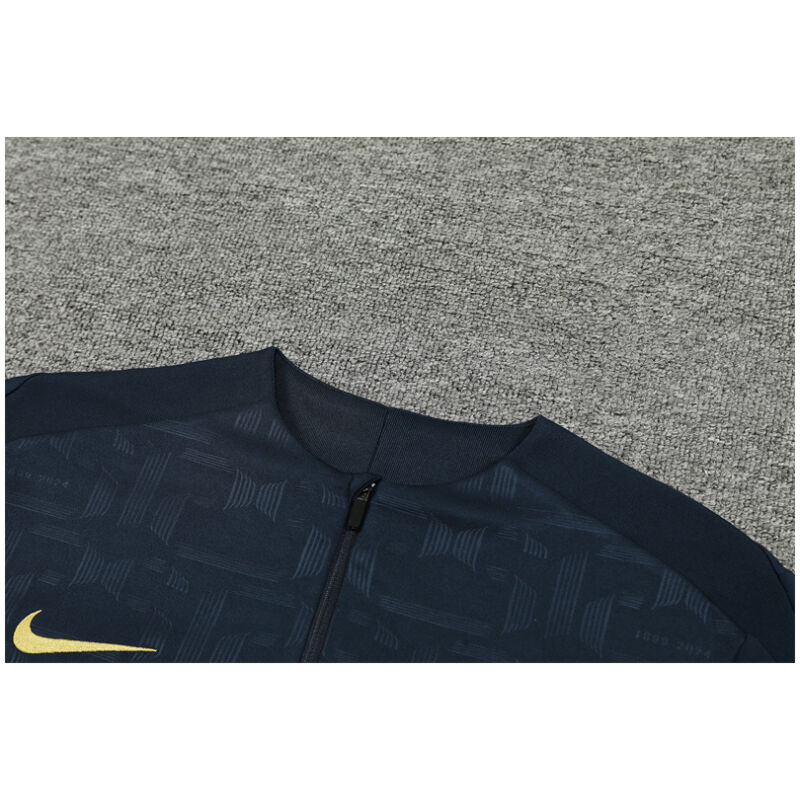 Mens Barcelona Training Suit Dark Blue 2024/25