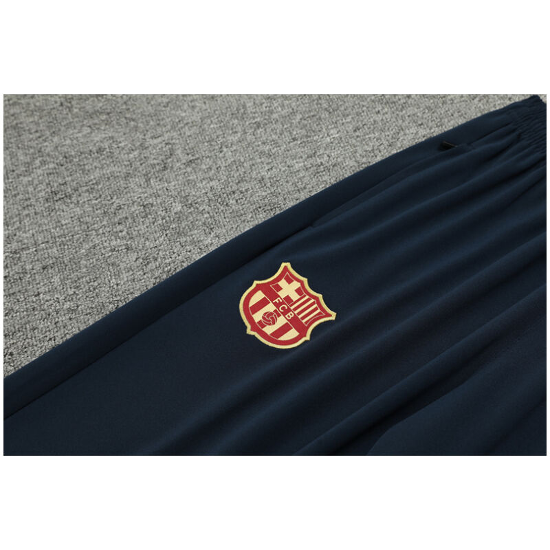 Mens Barcelona Training Suit Dark Blue 2024/25