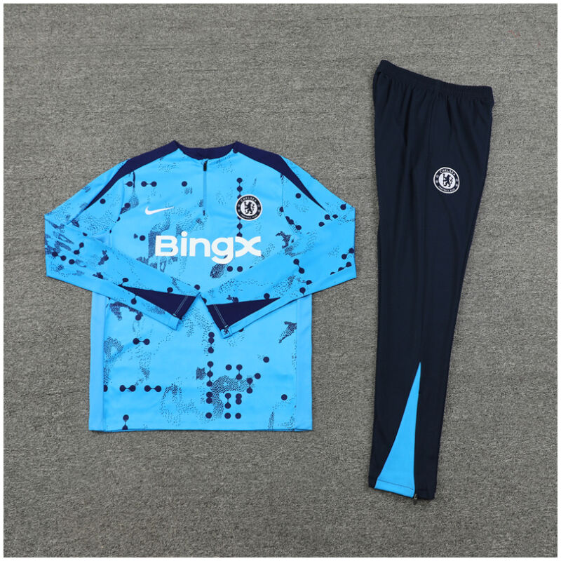 Kids Chelsea Training Suit Blue Dots 2024/25