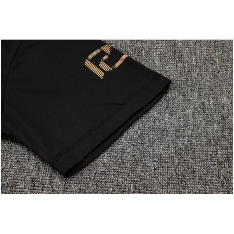 Mens Barcelona Polo Shirt Black 2024/25