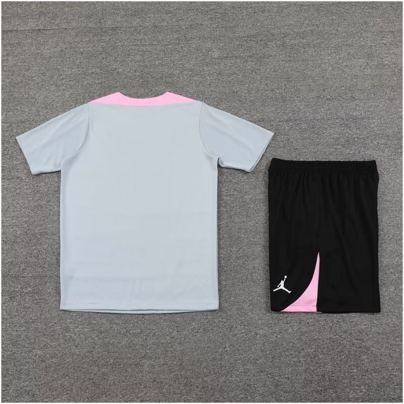 Mens PSG x Jordan Short Training Suit Grey 2024/25