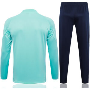 Herren Real Madrid Trainingsanzug Mintgrün 2024/25