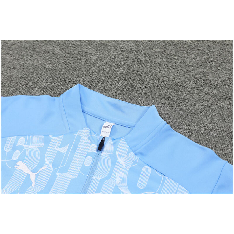 Mens Manchester City Training Suit Blue Pattern 2024/25