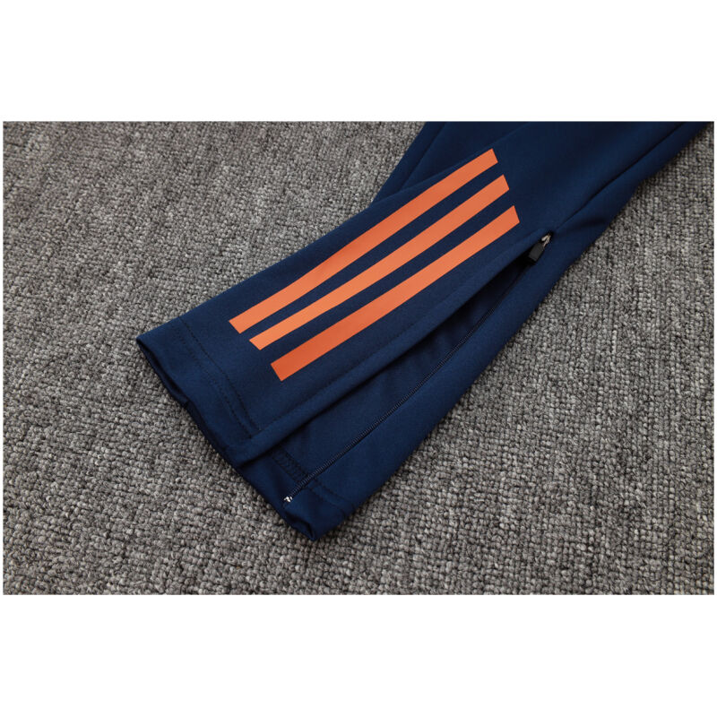 Mens Manchester United Jacket + Pants Training Suit Orange 2024/25