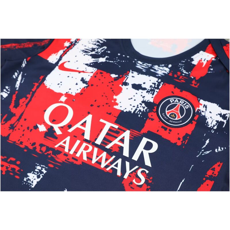 Mens PSG Short Training Suit Royal Red 2024/25