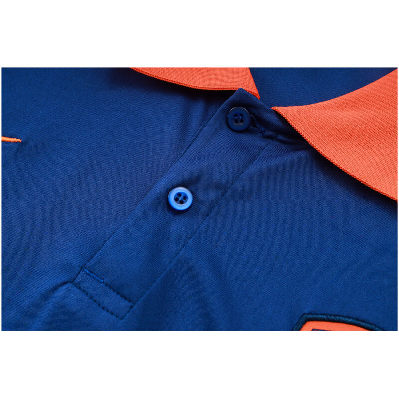 Mens Netherlands Polo Shirt Blue 2024